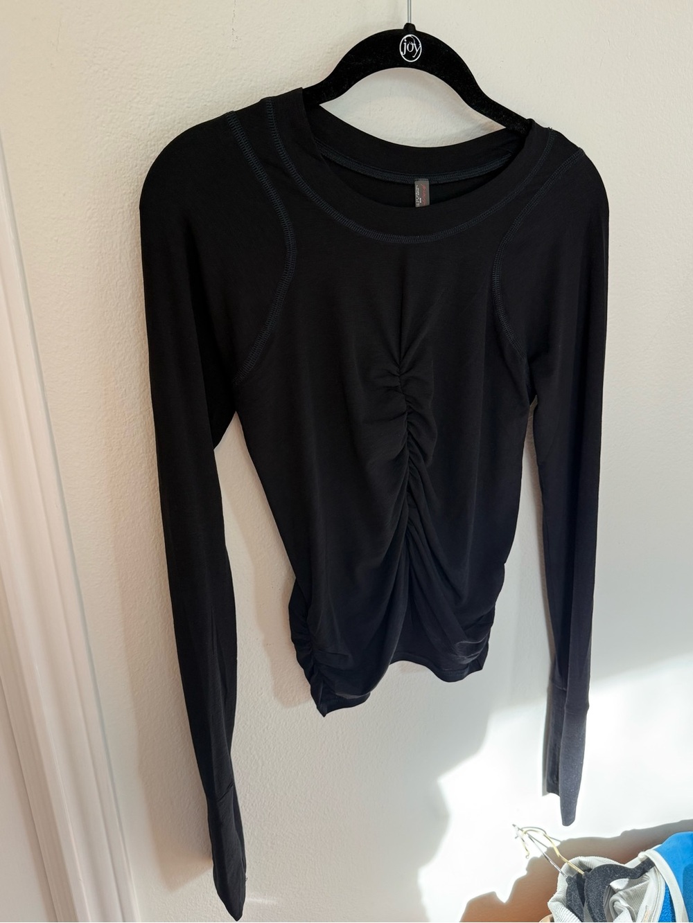 FP Movement by Free People Black Tempo Ruched Long-Sleeve Top - Picture 3 of 11